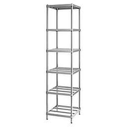 Design Ideas® MeshWorks®  Narrow 6-Shelf Storage Unit in Black
