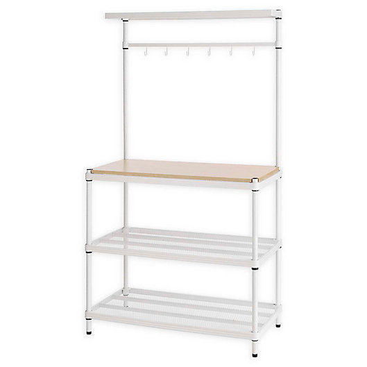 Meshworks 3 Shelf Utility Storage Rack, Steel Shelves Design Ideas