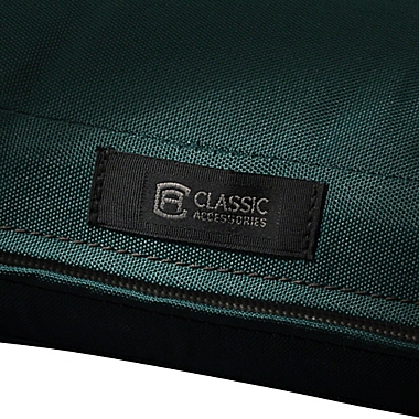 Classic Accessories&reg; Ravenna Patio Seat Cushion Slip Cover and Foam in Mallard. View a larger version of this product image.
