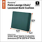 Alternate image 12 for Classic Accessories&reg; Ravenna Patio Seat Cushion Slip Cover and Foam in Mallard