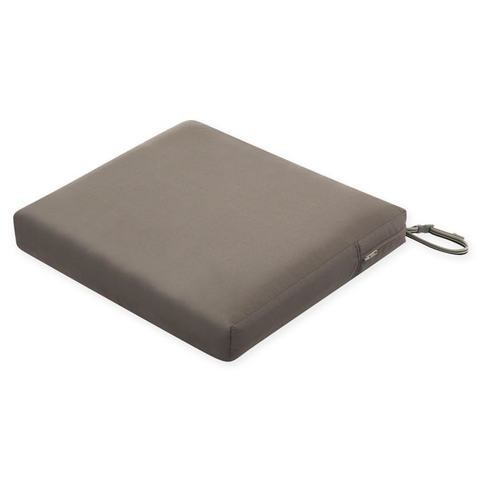 Classic Accessories Ravenna 21 Inch Square Patio Seat Cushion And Slip Cover Bed Bath Beyond
