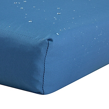 Classic Accessories&reg; Ravenna 48-Inch x 18-Inch Patio Bench/Settee Cushion in Blue. View a larger version of this product image.