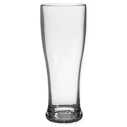 Alternate image 1 for CreativeWare® Acrylic Pilsner Beer Glasses (Set of 8)