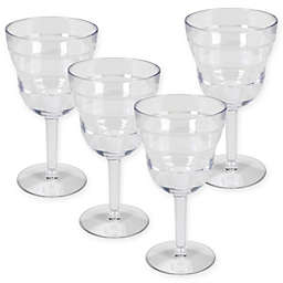 CreativeWare Lemonade Wine Glasses (Set of 4)