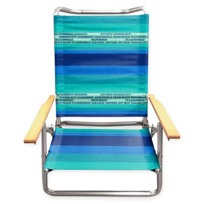 Florida Beach Chair In Blue Green Bed Bath Beyond