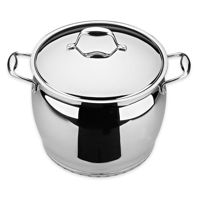BergHOFF® Zeno Stainless Steel Covered Stock Pot Bed Bath & Beyond