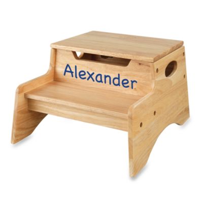 personalized baby step stool