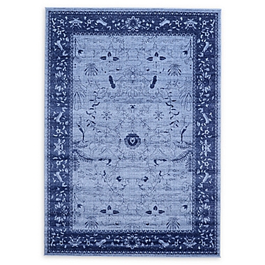 Unique Loom La Jolla 7&#39; x 10&#39; Area Rug in Blue. View a larger version of this product image.