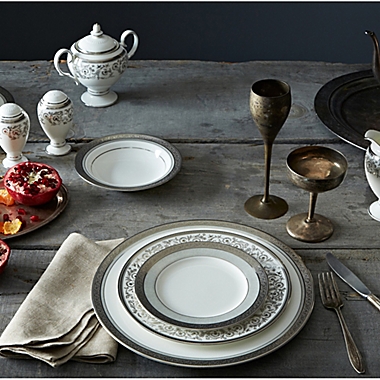Noritake&reg; Summit Platinum Dinnerware Collection. View a larger version of this product image.