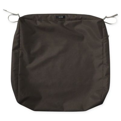 Classic Accessories&reg; Ravenna 23-Inch x 23-Inch Outdoor Cushion Slipcover in Espresso