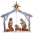 Alternate image 0 for National Tree Company&reg; 51.5-Inch Lighted Nativity Set Yard Decor