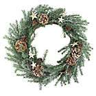 Alternate image 0 for Northlight Holiday Moments 13.5-Inch Pinecones and Stars Wreath