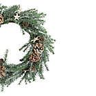 Alternate image 1 for Northlight Holiday Moments 13.5-Inch Pinecones and Stars Wreath