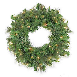 Northlight 36-Inch Pre-Lit Canyon Pine Wreath