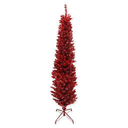 6-Foot Tinsel Pencil Artificial Christmas Tree