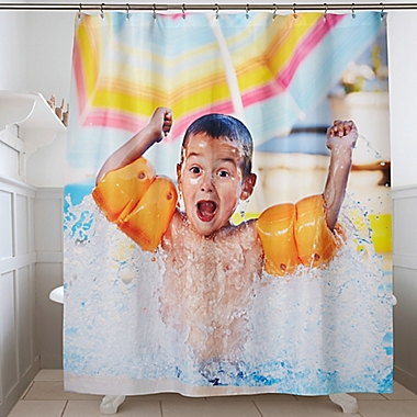 Personalized Photo Shower Curtain. View a larger version of this product image.