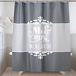 The Happy Couple Personalized Shower Curtain
