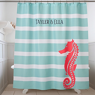 Nautical Personalized Shower Curtain. View a larger version of this product image.