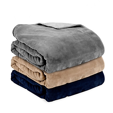 Therapedic&reg; Weighted Blanket 16 lb. Reversible Medium in Grey. View a larger version of this product image.