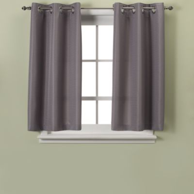 Hookless&reg; Waffle 45-Inch Bath Window Curtain