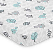 Sweet Jojo Designs Blue and Grey Earth and Sky Mini Crib Sheet