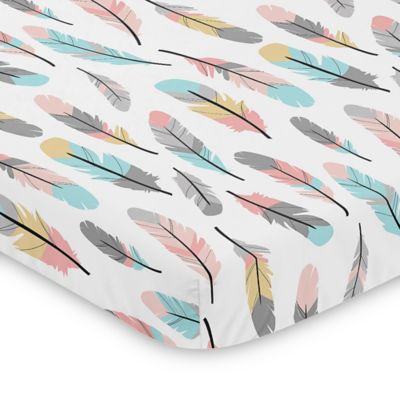 sweet jojo feather crib bedding