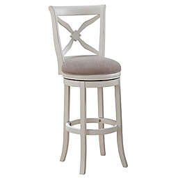 American Woodcrafters Accera 26-Inch Bar Stool in White