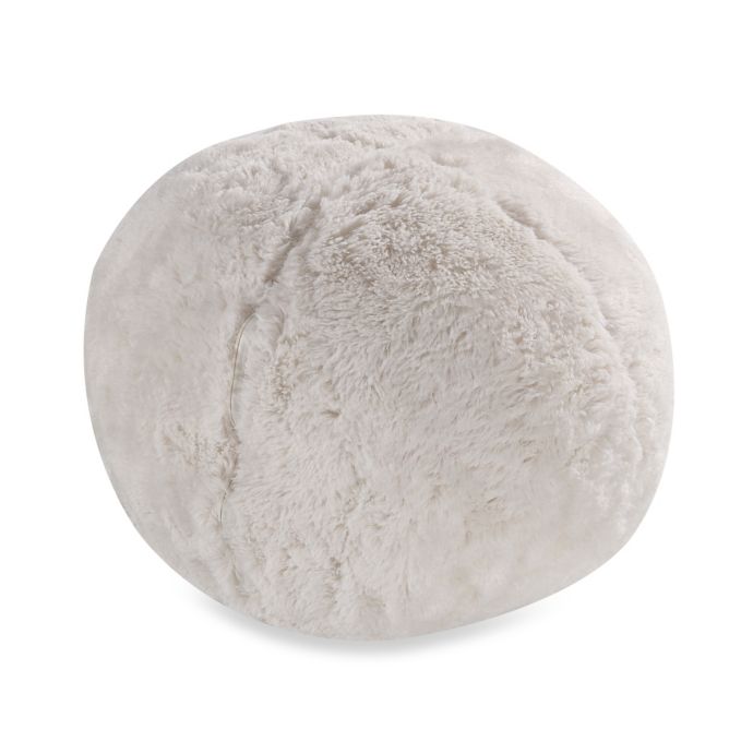 plush ball pillow