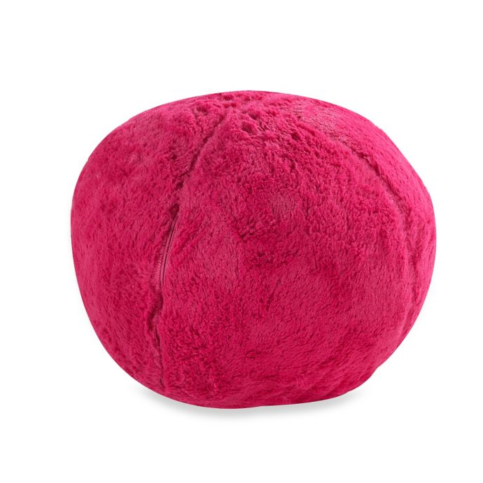 plush ball pillow