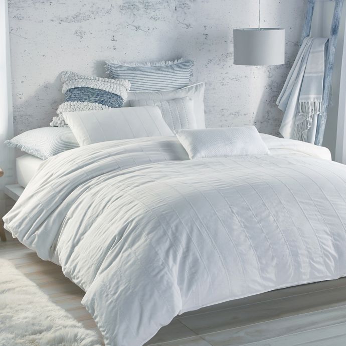 Dkny Pure Eyelet Voile Duvet Cover Bed Bath Beyond