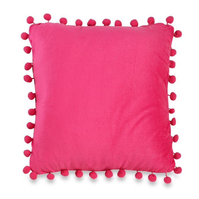 plush pink pillow