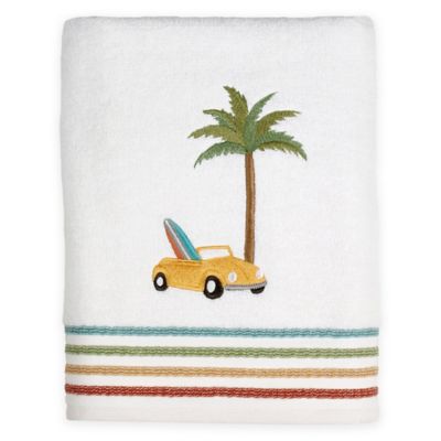 SKL Home By the Surf Bath Towel in White