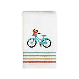 SKL Home By the Surf Fingertip Towel in White