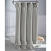 Ruffle Shower Curtain Bed Bath Beyond, Ruffle Fabric Shower Curtain