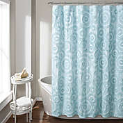 Keila Shower Curtain in Blue