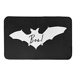 Designs Direct "Boo" Bat 34" x 21" Bath Mat in Black