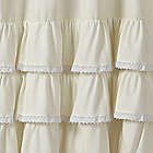 Alternate image 1 for Ella Lace Ruffle Shower Curtain