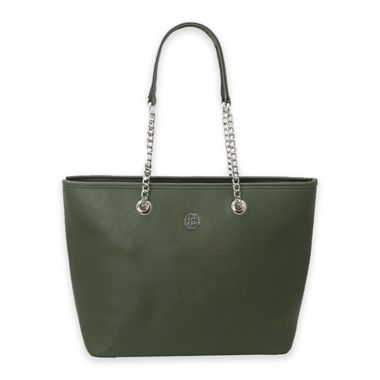 Marina Galanti Saffiano Tote in Olive. View a larger version of this product image.