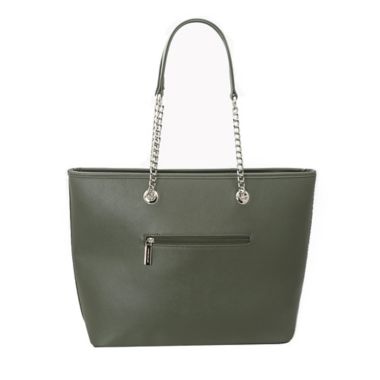 Marina Galanti Saffiano Tote in Olive. View a larger version of this product image.