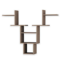 Ada Home Decor Whitetail 50-Inch x 39-Inch Modern Wall Shelf