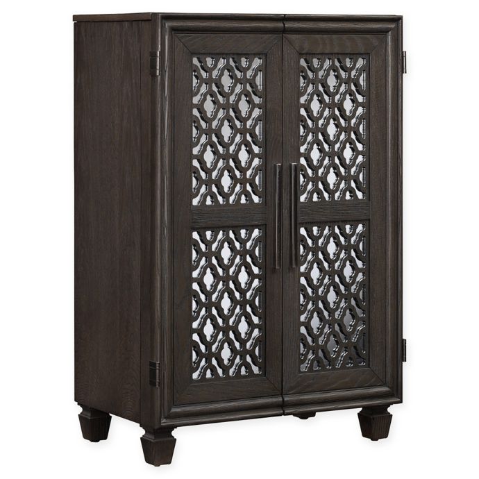 Twin Star Home Wine Cabinet In Geneva Oak Bed Bath Beyond