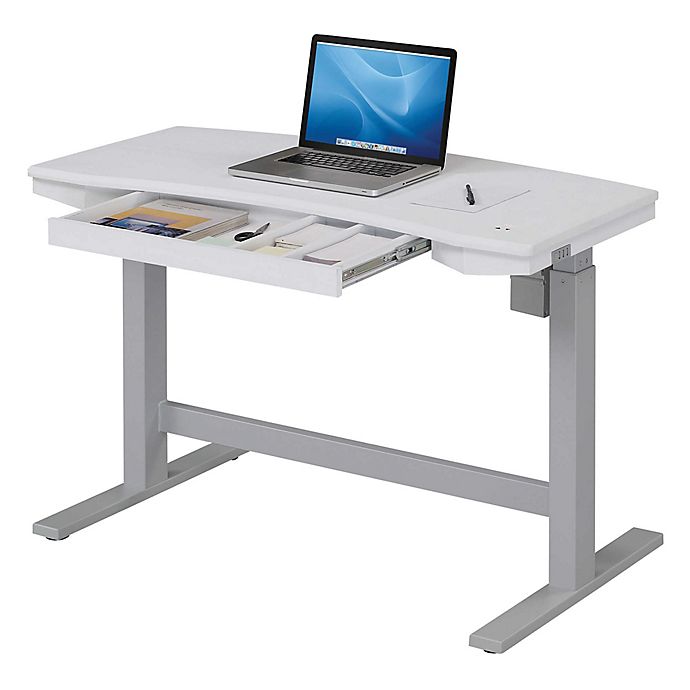 Twin Star Home Electric Adjustable Height Desk With Charging