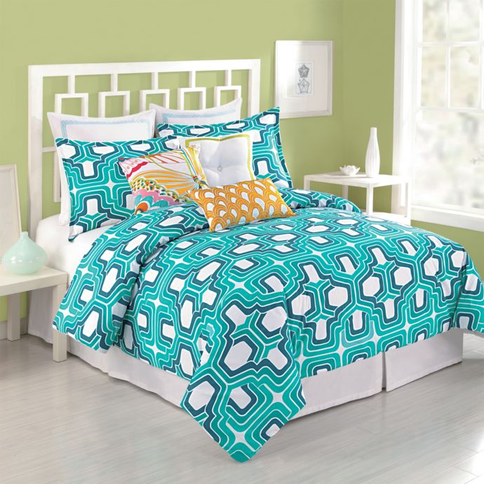 Trina Turk Ogee Mini Comforter Set, 100 Cotton Bed Bath & Beyond