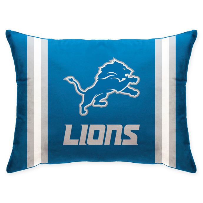 Nfl Detroit Lions Plush Standard Bed Pillow Bed Bath Beyond
