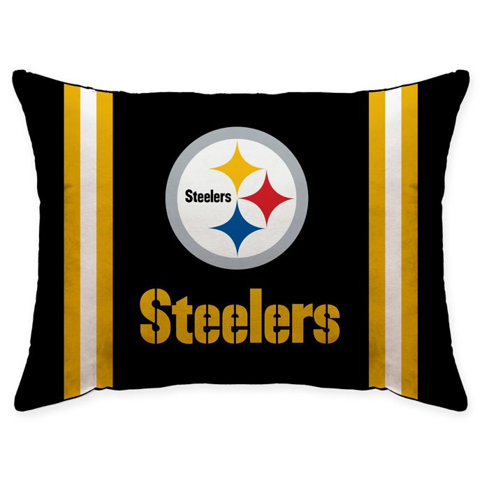 Nfl Pittsburgh Steelers Plush Standard Bed Pillow Bed Bath