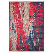 Lilly Barcelona 2&#39;2 x 3&#39; Accent Rug in Red