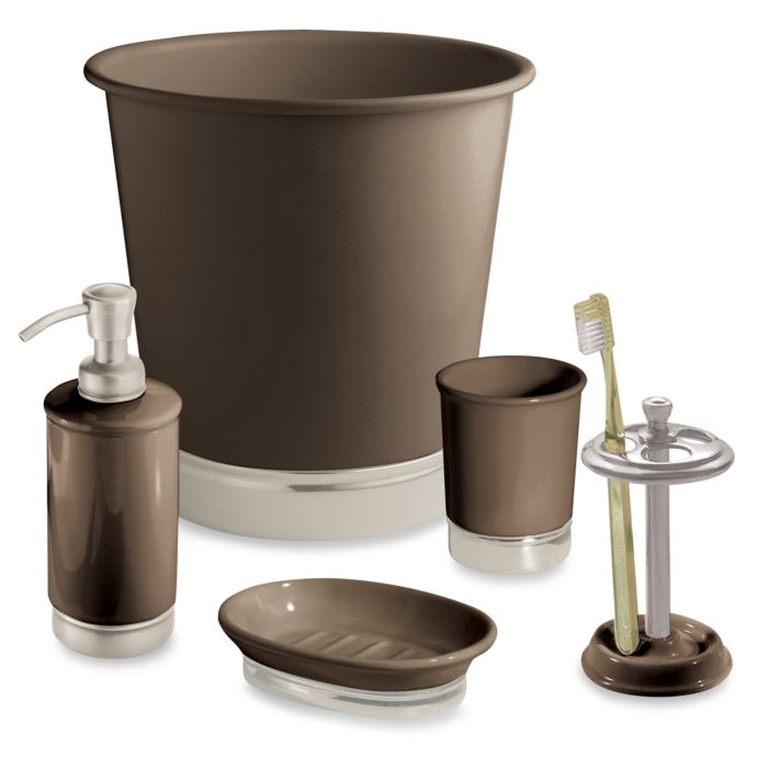 iDesign™ York Matte Brown Bath Accessory Collection Bed Bath and