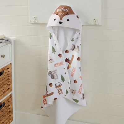 Woodland Adventure Deer Hooded Towel