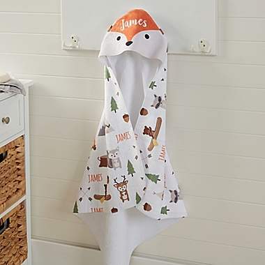 Woodland Adventure Fox Hooded Towel. View a larger version of this product image.