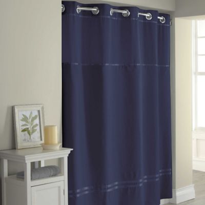 Blue And Beige Shower Curtains Bed, Navy Blue Beige Shower Curtain